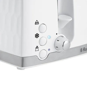 Russell Hobbs Honeycomb 4 Slice Toaster - White | 26070