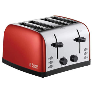 Russell Hobbs 4 Slice Toaster - Red | 28362