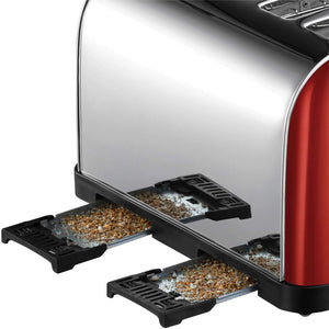 Russell Hobbs 4 Slice Toaster - Red | 28362