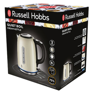 Russell Hobbs Quiet Boil Kettle 1.7 Litre - Cream | 20461