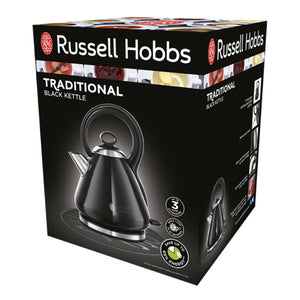 Russell Hobbs Traditional Kettle 1.7 Litre - Black | 26410
