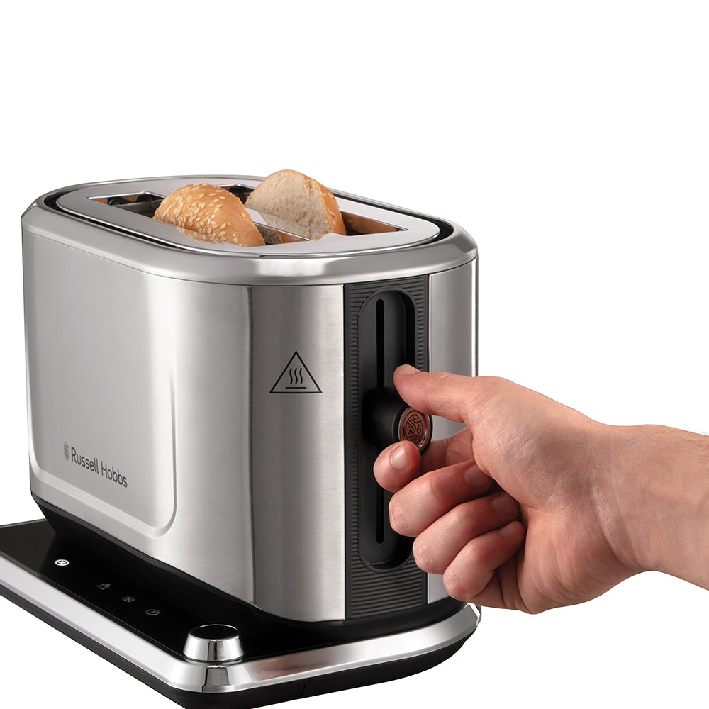 Russell Hobbs Attentiv 2 Slice Toaster - Brushed Stainless Steel | 26210