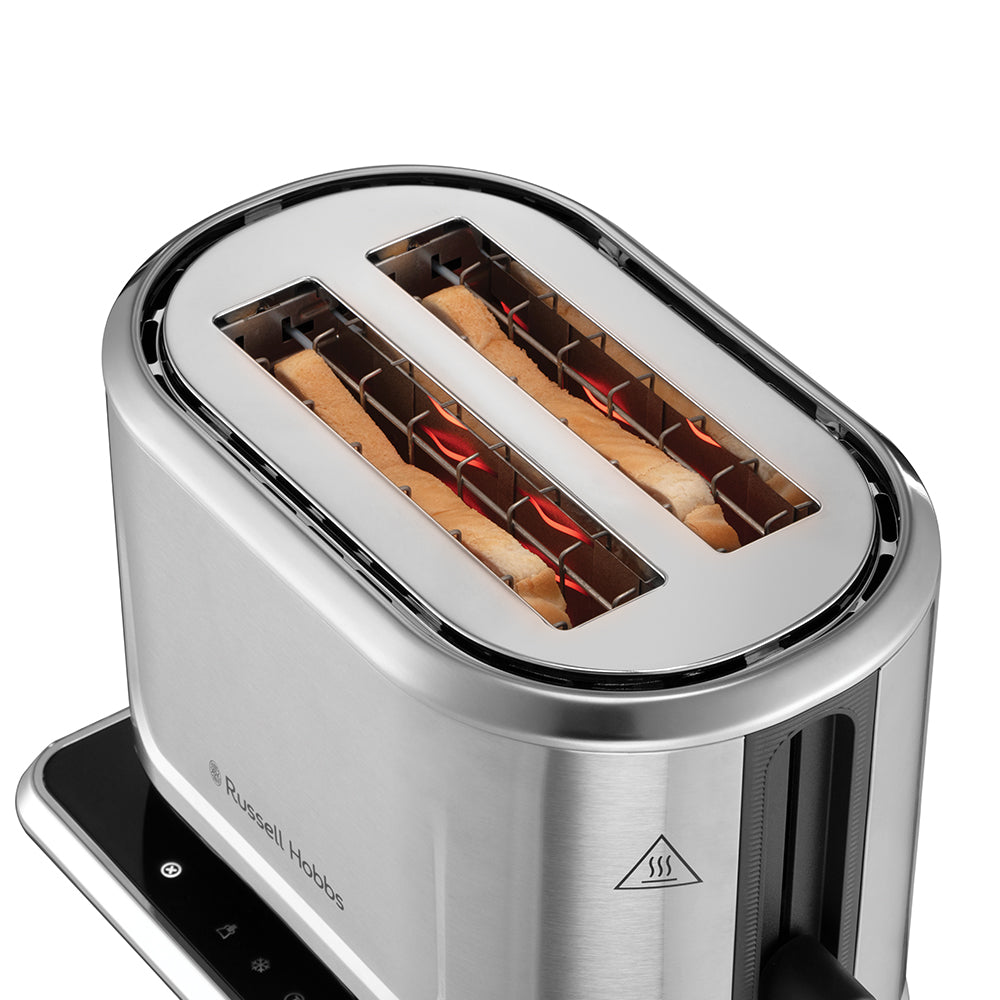 Russell Hobbs Attentiv 2 Slice Toaster - Brushed Stainless Steel | 26210