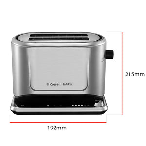 Russell Hobbs Attentiv 2 Slice Toaster - Brushed Stainless Steel | 26210