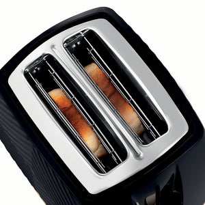 Russell Hobbs Groove 2 Slice Toaster - Black | 26390