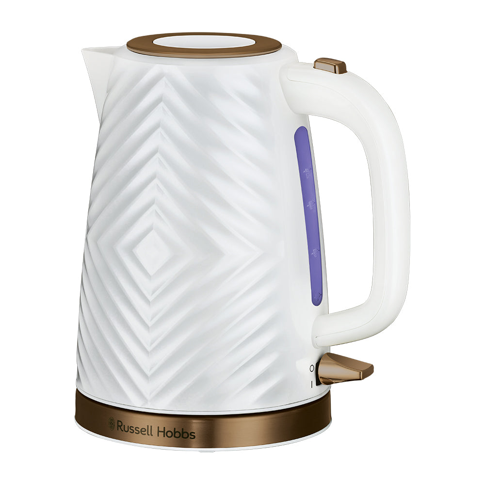 Russell Hobbs 1.7 Litre Groove Electric Kettle - White | 26381