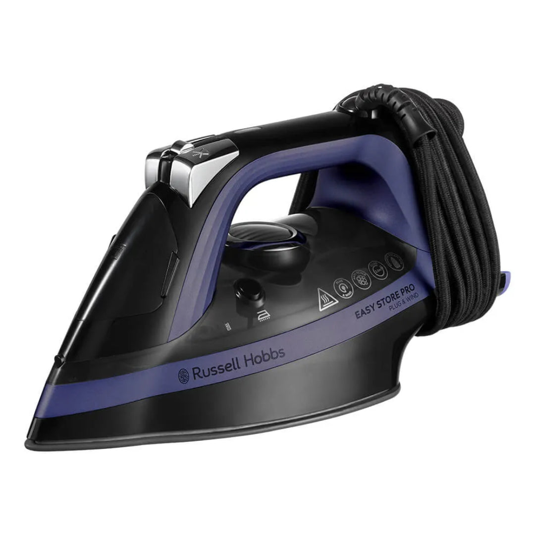 Russell Hobbs Easy Store Pro Plug & Wind Steam Iron 2400W | 26731