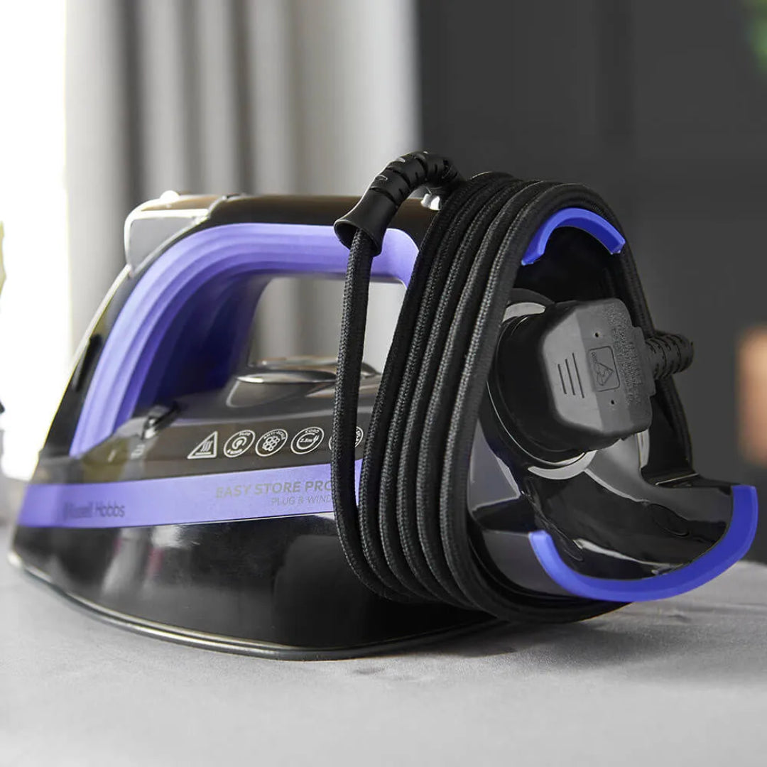 Russell Hobbs Easy Store Pro Plug & Wind Steam Iron 2400W | 26731