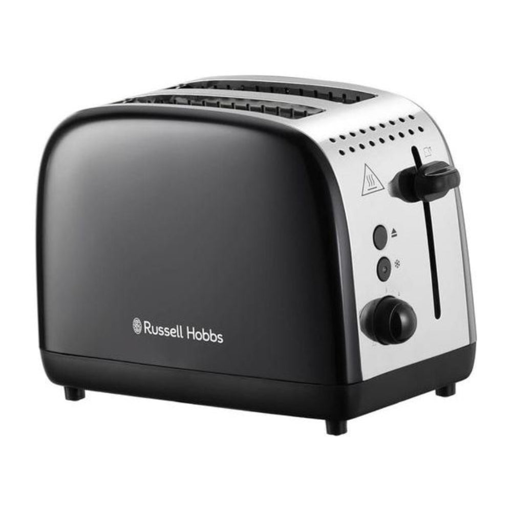 Russell Hobbs 2 Slice Toaster - Black / Stainless Steel | 26550