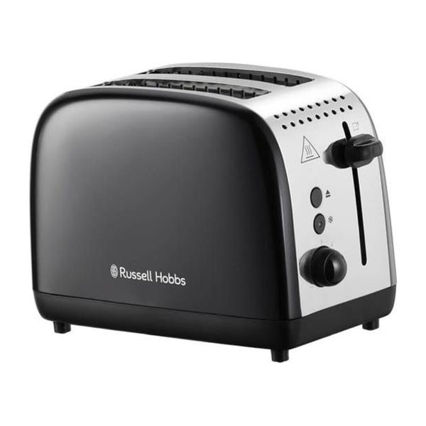 Russell Hobbs 2 Slice Toaster - Black / Stainless Steel | 26550