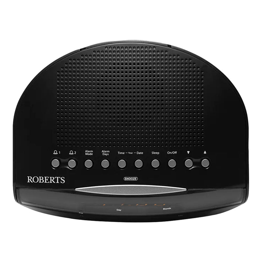 Roberts MW / FM Dual Alarm Clock Radio - Black | CR9971BK