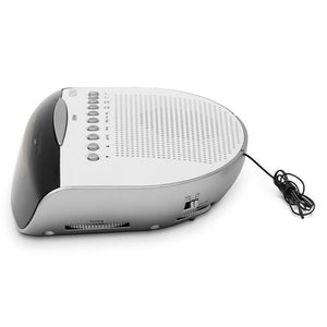 Roberts MW / FM Dual Alarm Clock Radio - White | CR9971WH