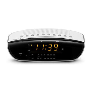 Roberts MW / FM Dual Alarm Clock Radio - White | CR9971WH