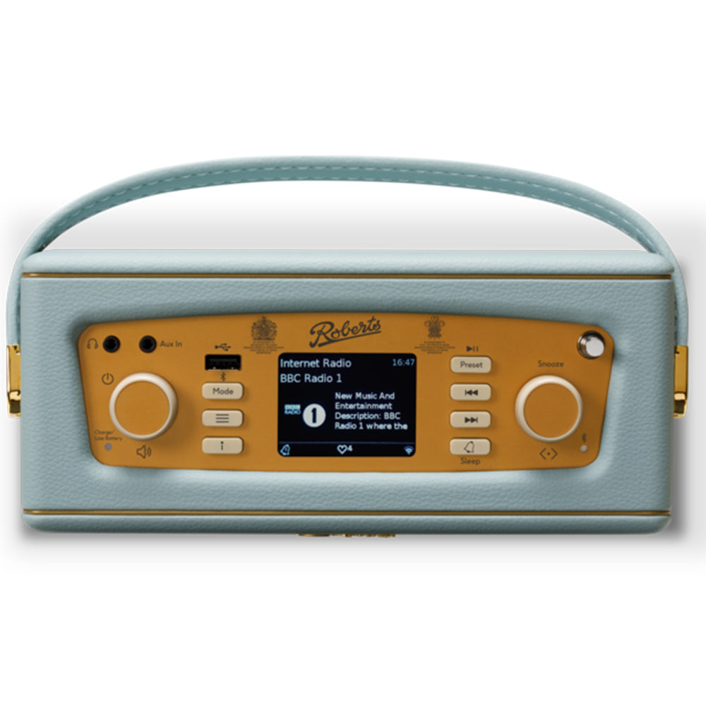 Roberts Revival Smart DAB+/FM Radio with Alexa - Duck Egg Blue | ISTREAMLDE