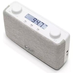 Roberts Play FM Compact Portable Radio - White | PLAYFMW