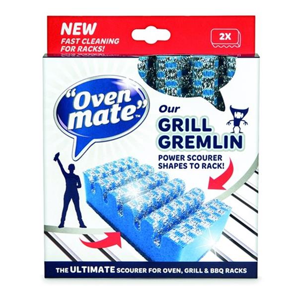 Oven Mate Grill Gremlin Kitchen Oven Scourers 2 Pack | RM10109