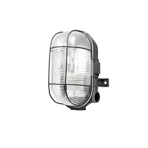 Powermaster 60w Oval Bulkhead Light Fitting - Black | 1753-04