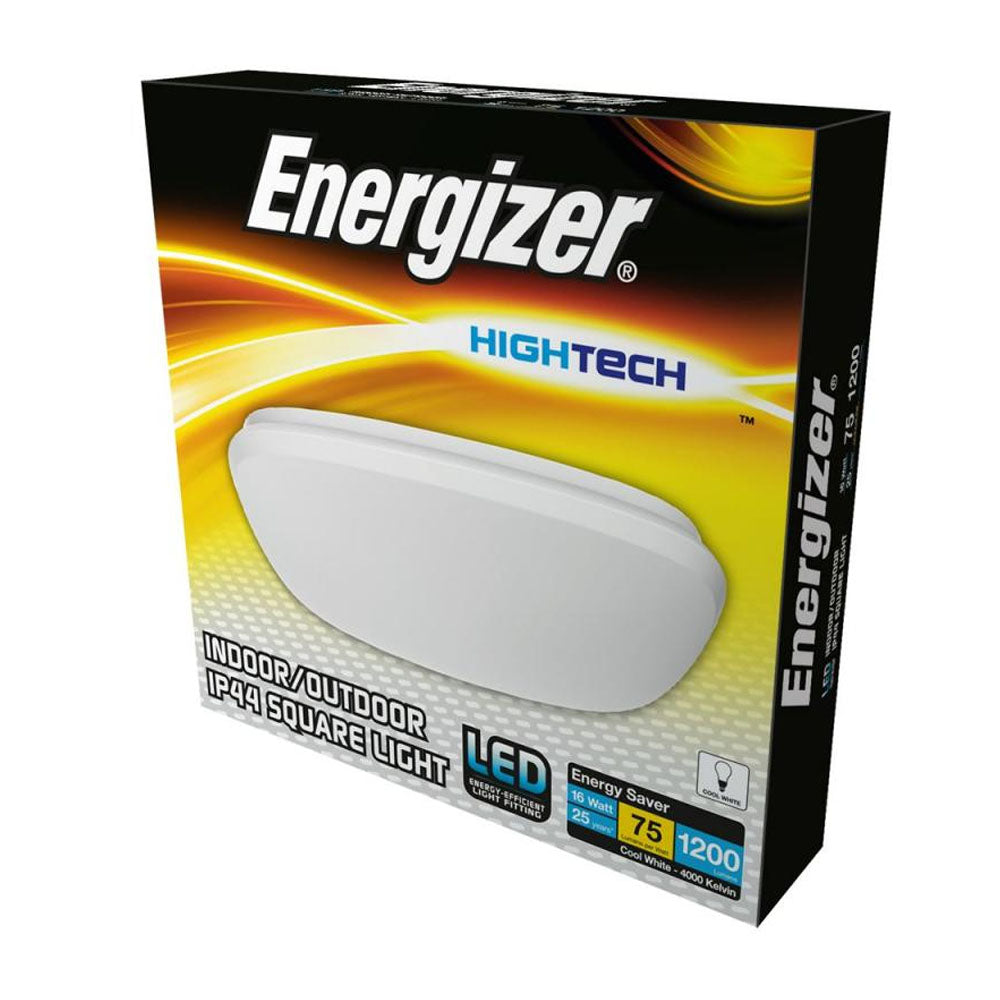 Energizer 16W LED IP44 Indoor / Outdoor Square Light | 1822-08
