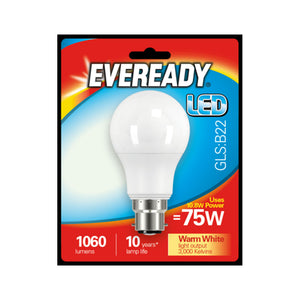 Eveready 10.8W (75W) B22 GLS LED Bulb | 1825-30