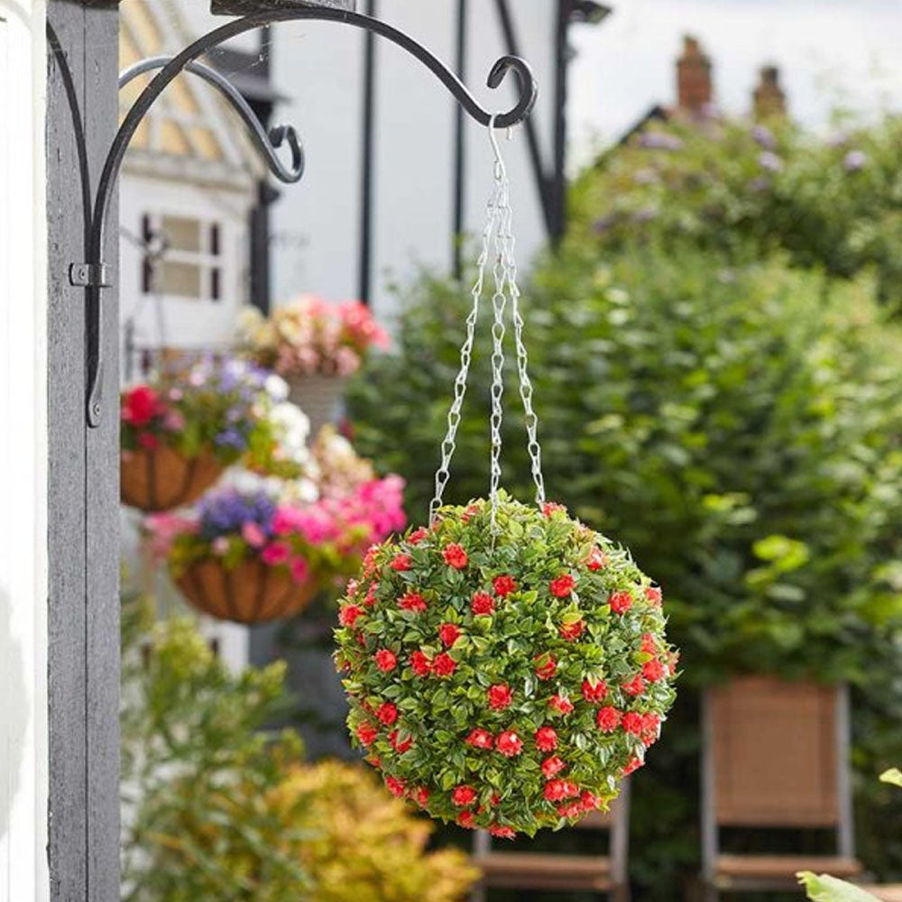 Topiary Red Rose Ball - 30cm | 260687