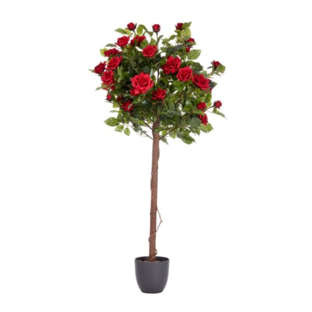 Smart Garden Red Rose Artificial Faux Tree 120cm