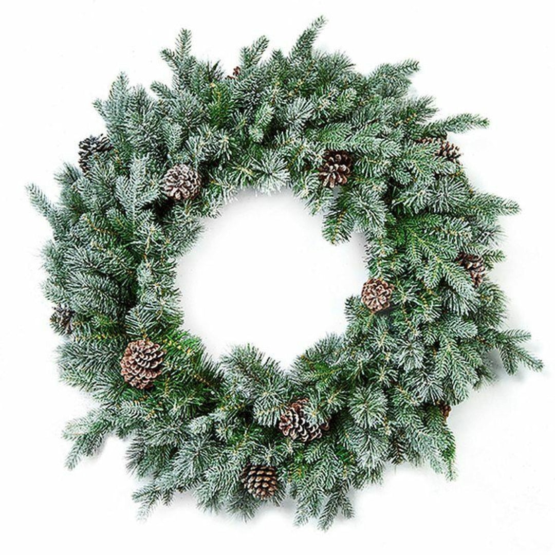 Premier Frosted Dorchester Pine Christmas Wreath - 60cm | NT247479