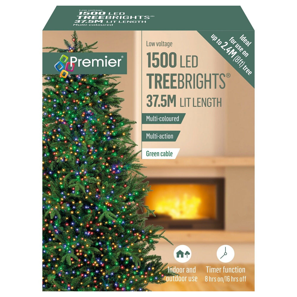 Premier 1500 Multi-Action Treebrights with Timer - Multi-Coloured | FLV162180M
