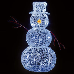 Premier LED Soft Acrylic Snowman White - 90cm | FLV191182W