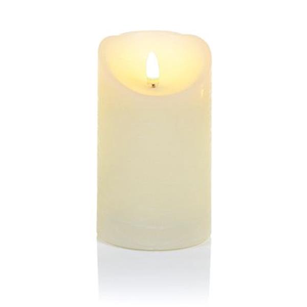 Premier Flicker Candle with Timer - Cream - 23cm x 9cm | FALB192182