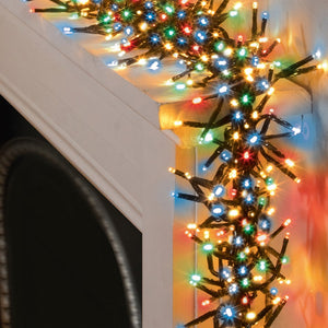 Premier 3000 Multi-Action Clusterbright Christmas Lights with Timer - Multi-Coloured | FLV203073M