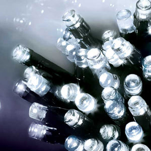 Premier 1000 LED Battery Christmas Lights with Timer - White | FLB213283W