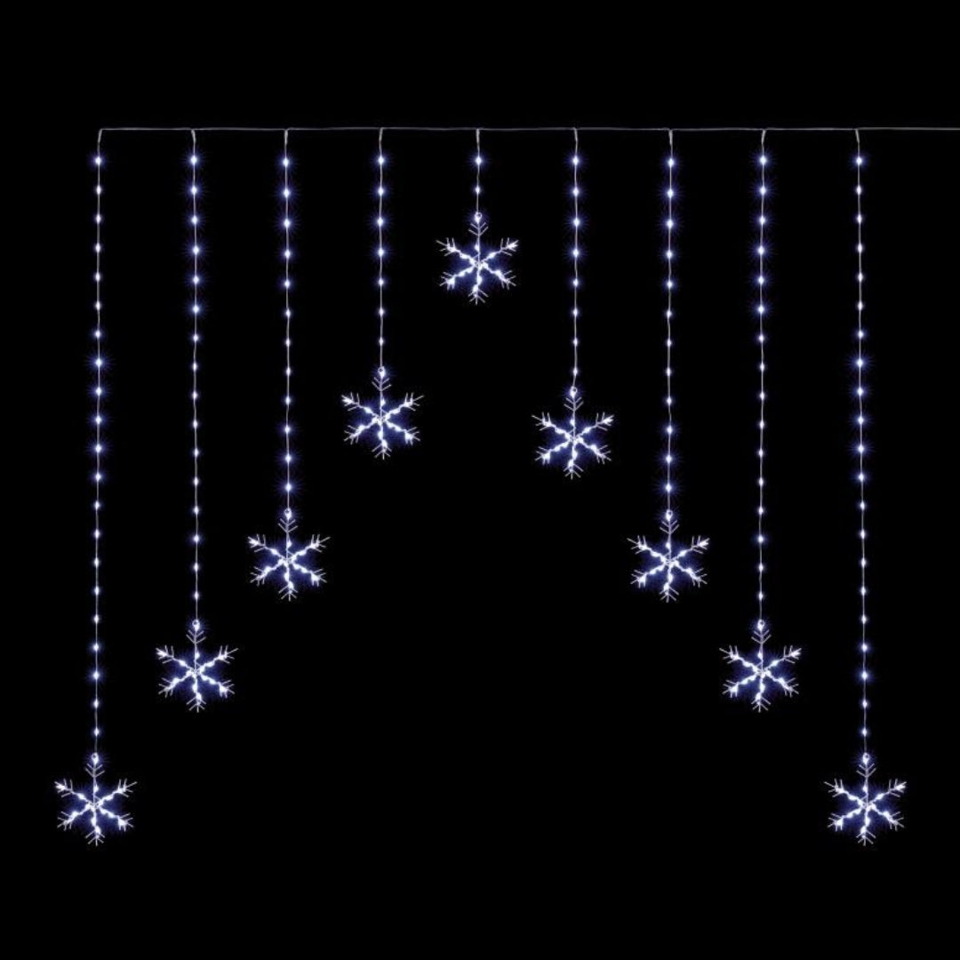 Premier 258 LED Flexibrights Snowflake Curtain Light 1.2m x 1.2m - White | LV243684W