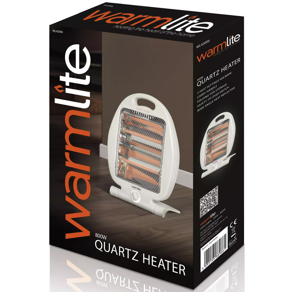 Warmlite 800w Quartz Electric Heater | WL42006