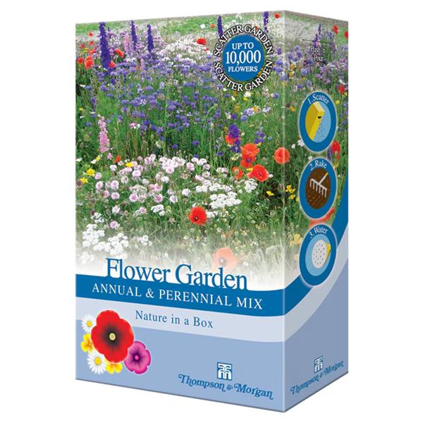 Thompson and Morgan Flower Garden  - Annuals & Perennials Flower Mix | TB190602