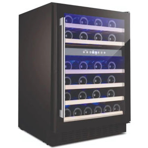 Amica 46 Bottle 60cm Freestanding Wine Cooler - Black | AWC600BL