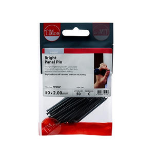 Timco Panel Pins - Bright 50mm x 2.00 50 Pack | PPB50P