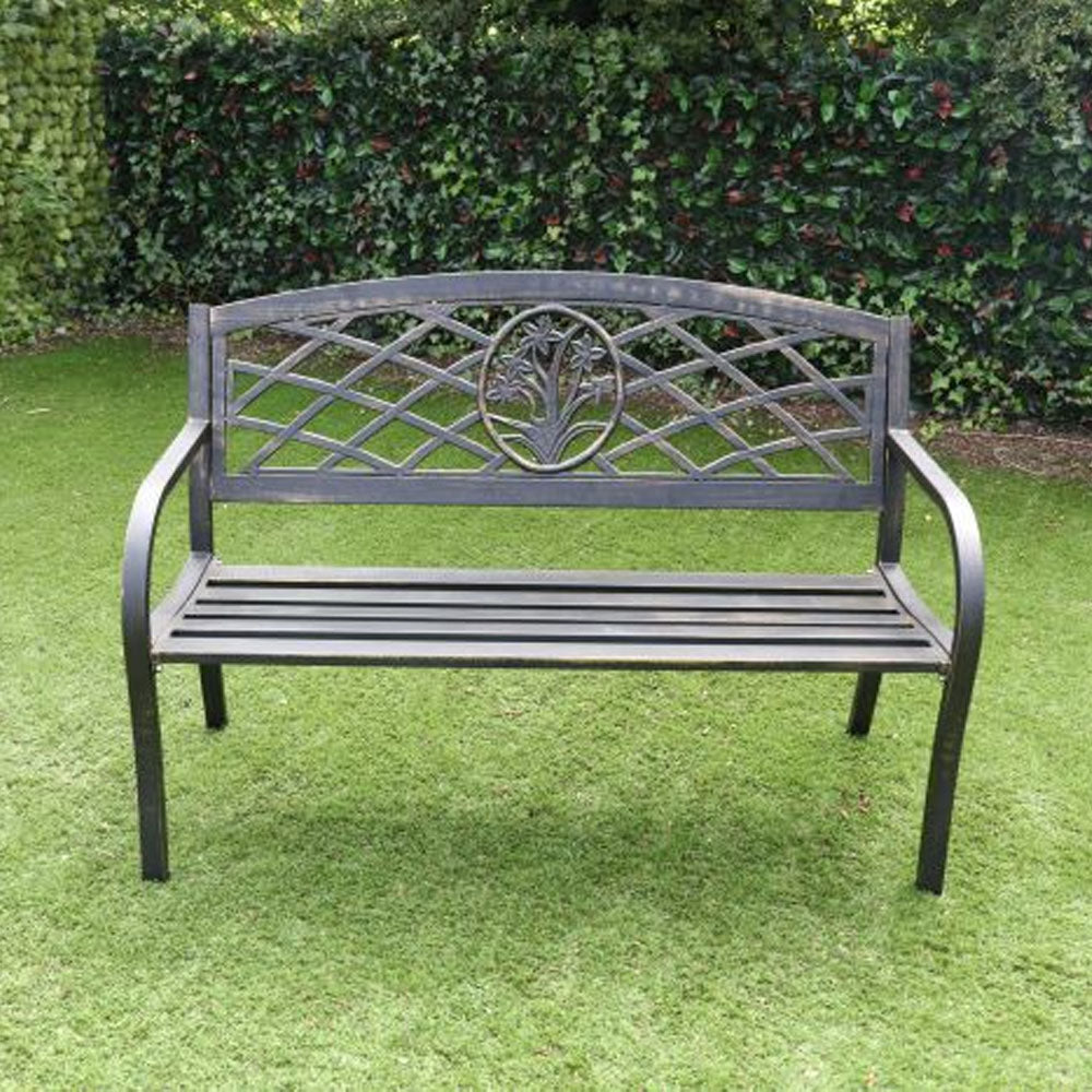 Daffodil Garden Bench - Black Bronze | 252035