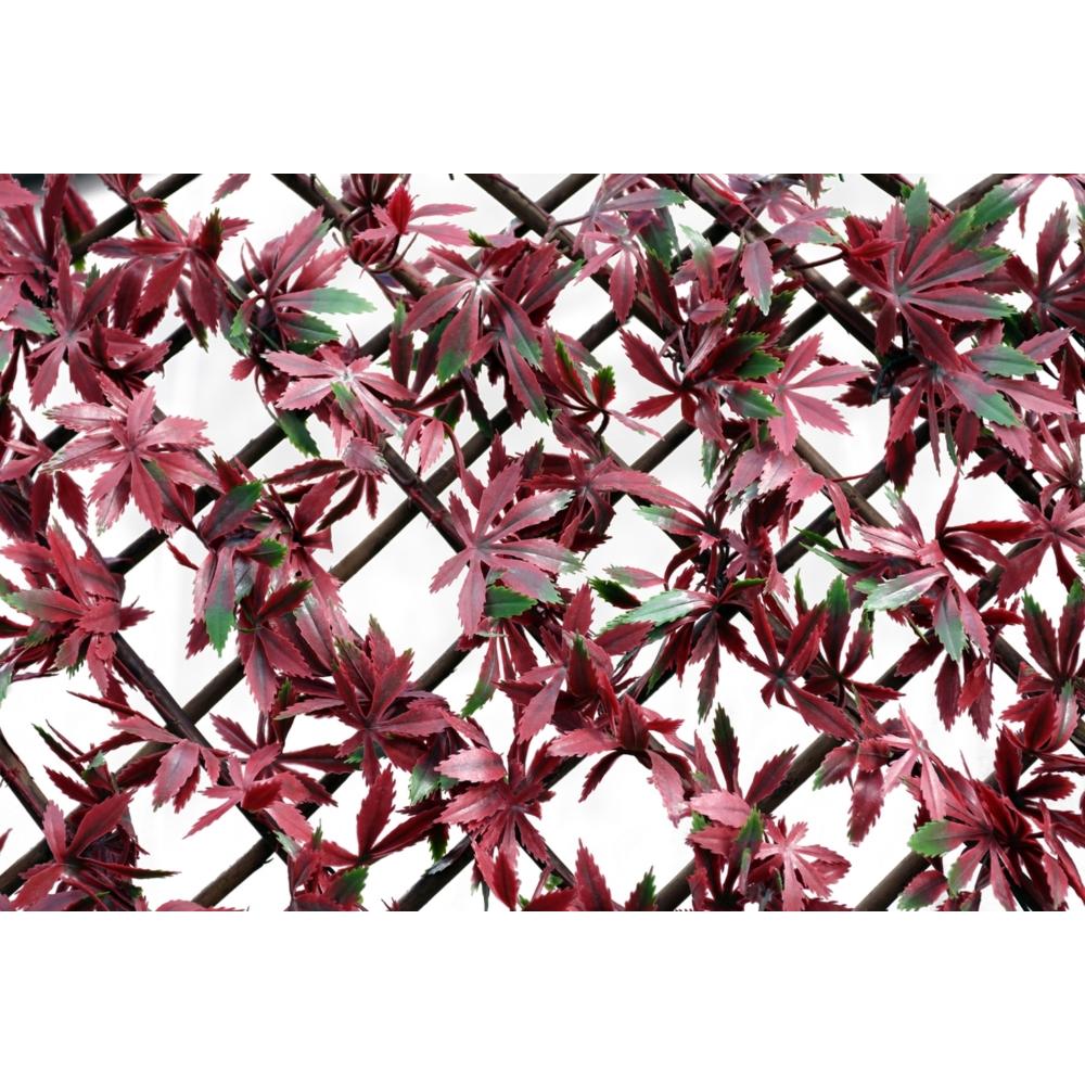 Wonderwall Artificial Garden Trellis 180cm x 60cm - Red Acer