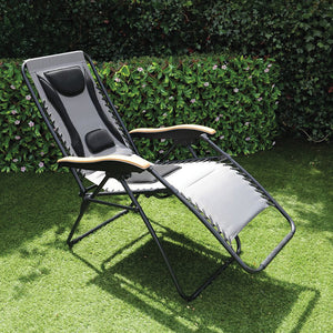 Deluxe Zero Gravity Relaxer Chair - Grey | 241279