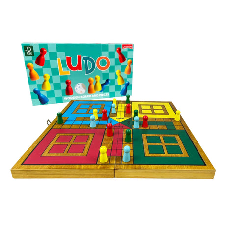 Lagoon Ludo Wooden Board Game | L08605