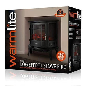 Warmlite Log Effect Electric Stove 1800W | WL46017