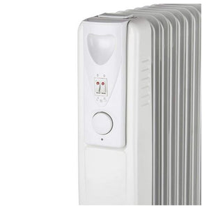 Warmlite 1500W 7 Fin Oil Filled Radiator - White