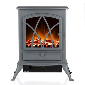 Warmlite 2kw Stirling Electric Fire Stove - Grey | WL46018G