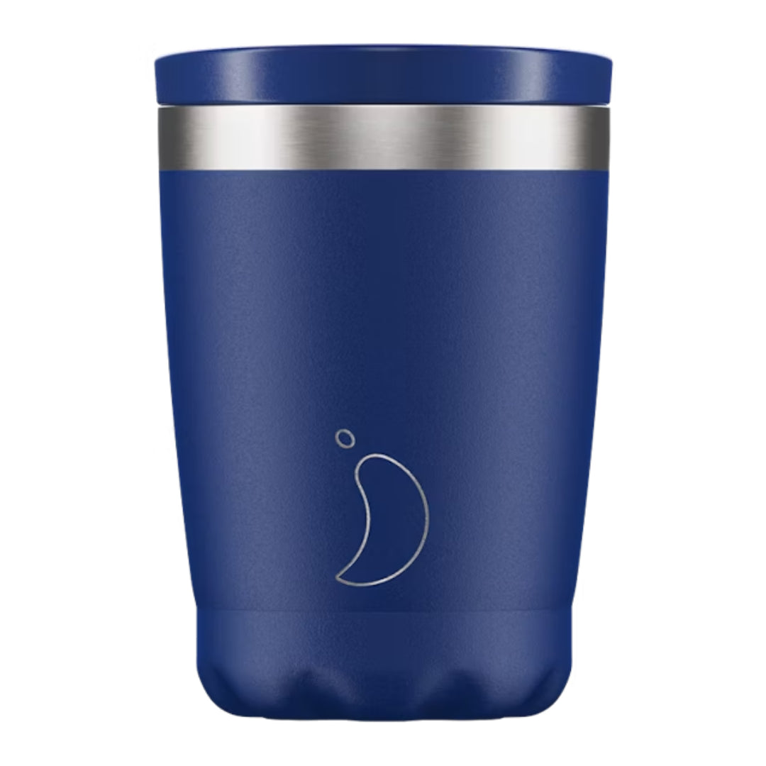 Chillys Coffee Cup 340ml - Matte Blue | C340MABLU