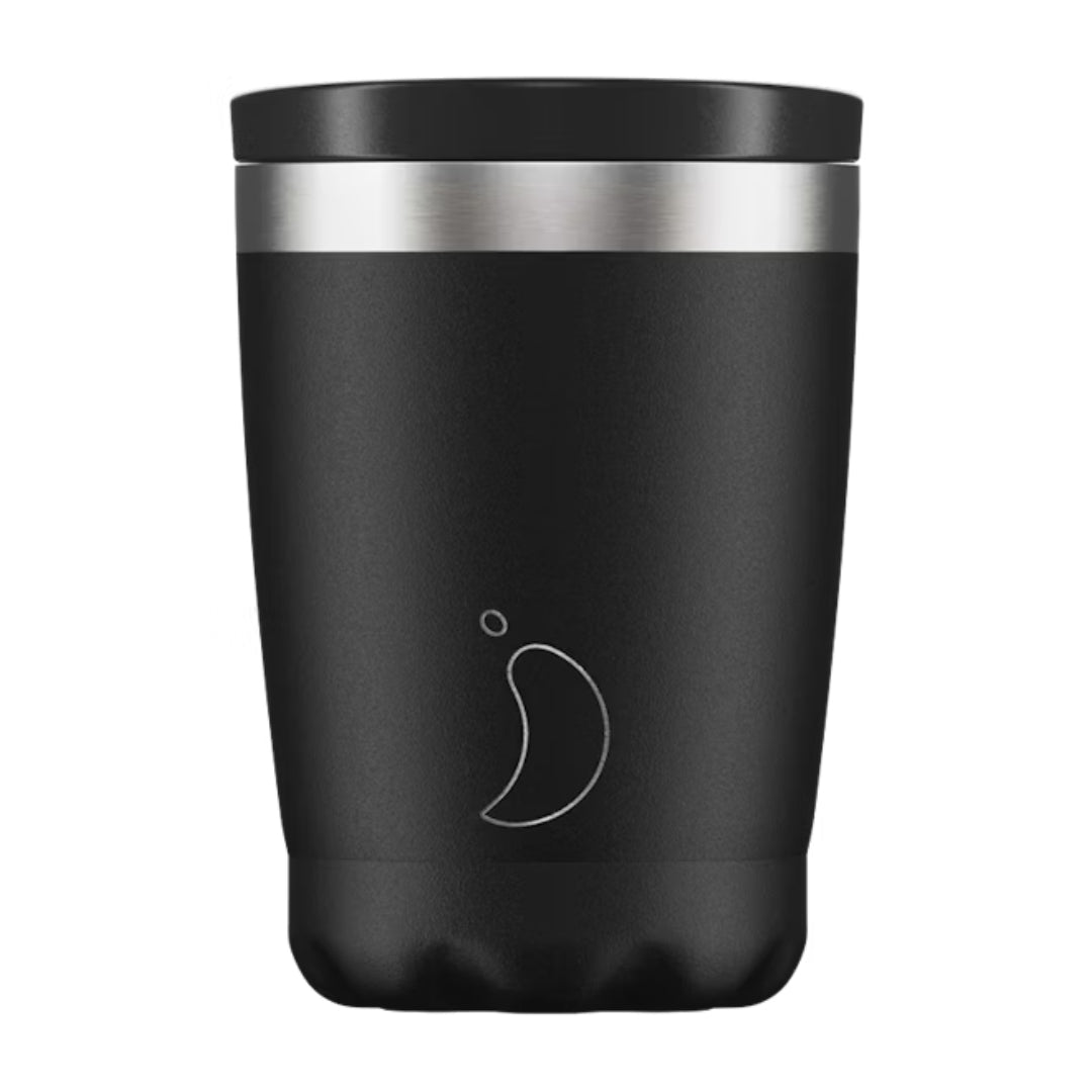 Chillys Coffee Cup 340ml - Black | C340MOBLK