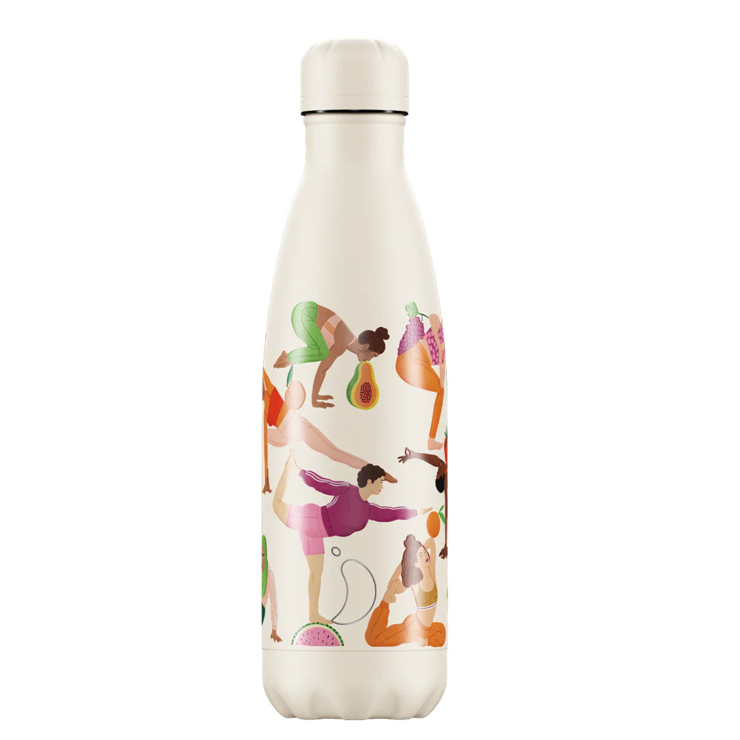 Chillys Water Drinking Bottle 500ml - Art Bodil Jane Fruity Flex | B500ARTBJ