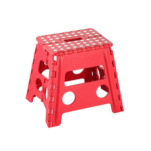 Blue Canyon Large Folding Step Stool - Red