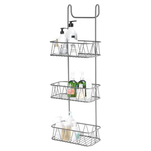 Blue Canyon 3 Tier Over Shower Door Caddy with Hook | BCBA0493