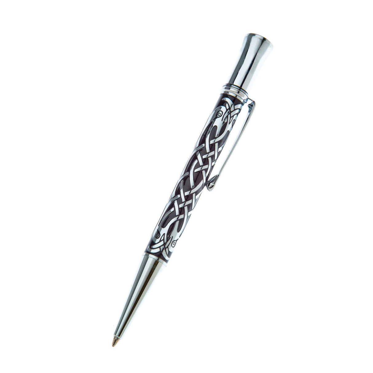 Sea Gems Celtic Birds Ballpoint Pen - Etched | 0329