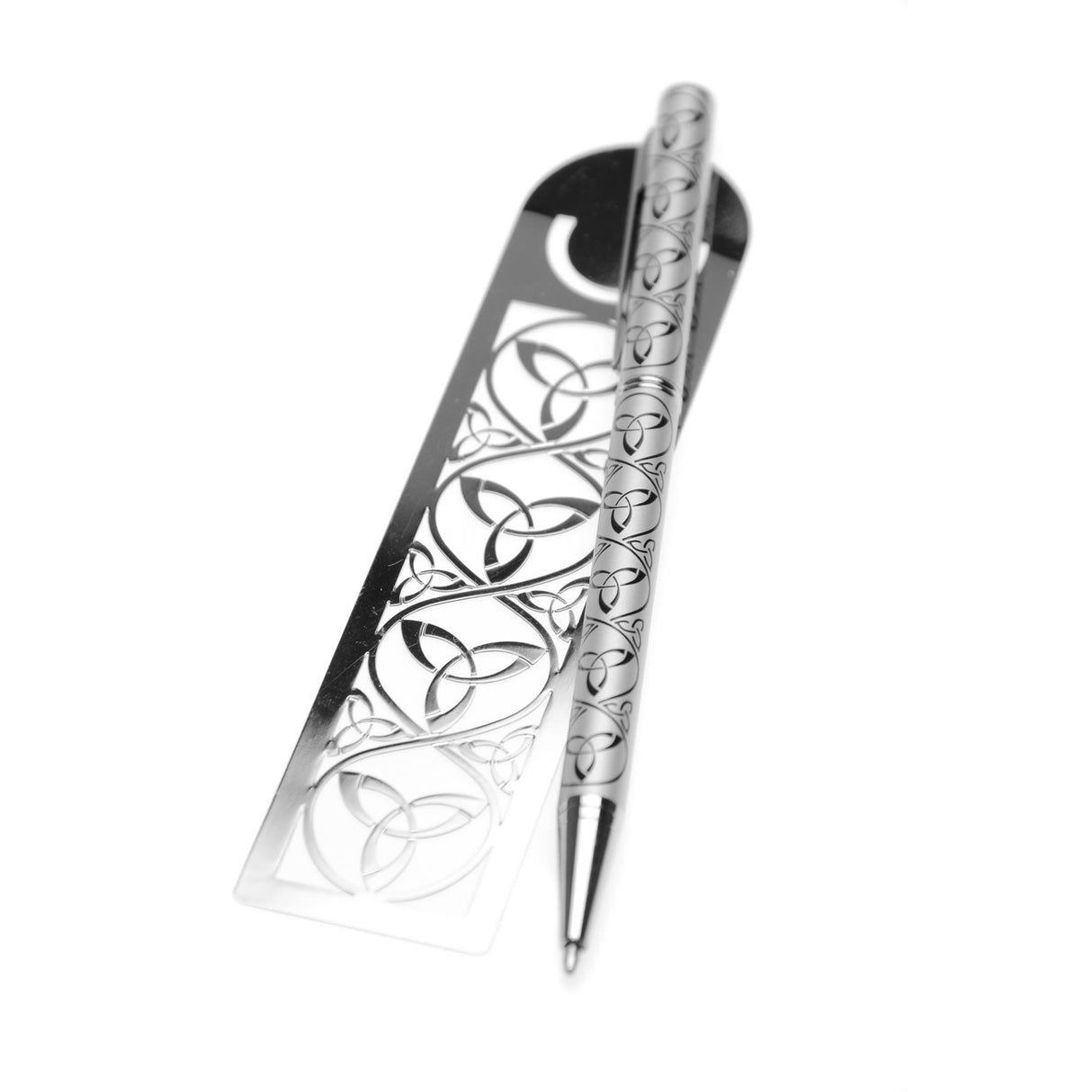 Sea Gems Celtic Trinity Knots Ballpoint Pen and Bookmark Set | 0955